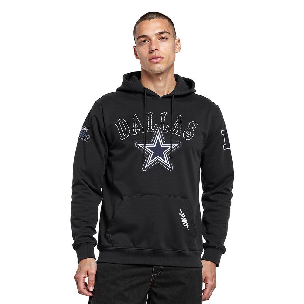 Pro Standard Men's NFL Dallas Cowboys Rebel Athletics Fleece PO Hoodie - Black - BLACK